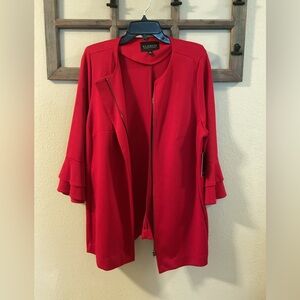 Eloquii Red Dress Jacket